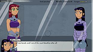 In This Hentai Game, Teen Characters Engage In Sexual Adventures In 18Titans Part 10