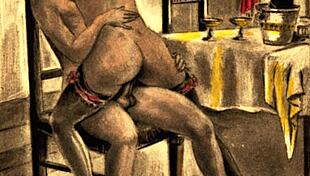 Vintage Erotic Art in Detailed Animation