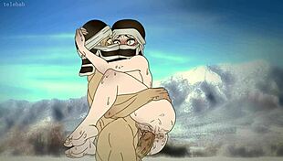 Telehab Kakushi Warms Up with Hentai Demon in Mountains