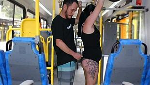 Yo, why rub your cock on her butt in public bus?