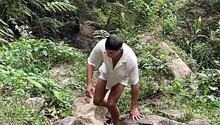 Outdoor action with a curvy big ass redhead, Milán Rodríguez & Devil Khloee