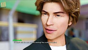 In Free Will 54, cute anime girl shows off big tits in outfit