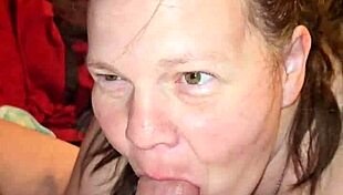 milf swallows my cum in casual encounter