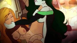 Kim Possible and Shego in Futanari Hentai Action