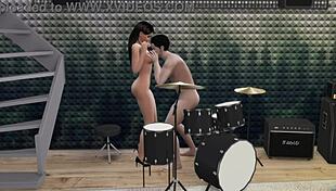 Mila Kunis And Elvis Presley In Simulated Intimate Scene