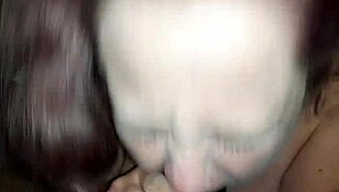 Danni sucks my big black cock next door