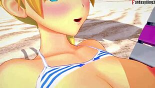 marie rose bikini fucking on the beach, isn't it hot?