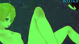 rin and ko have intense lesbian futanari sex in hentai