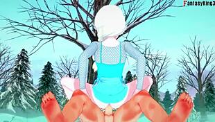 elsa in frozen fantasy adventure