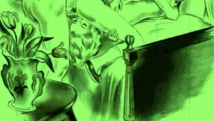 Vintage erotic illustration, gotta love these classic vibes! 🖼️