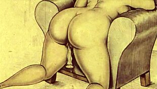 Vintage erotic illustration, gotta love these classic vibes! 🖼️