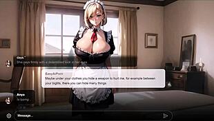 blonde maid anal roleplay