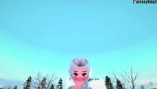 elsa in frozen fantasy adventure