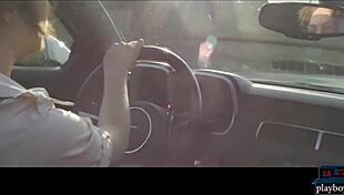 American Lesbian Girls Fingering On The Hood Of A Corvette