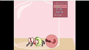 What does the bunny girl do on stage in the bottle episode two?