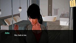 In my new family, we have erotic sex in this anime game