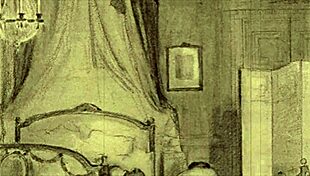 Vintage erotic illustration