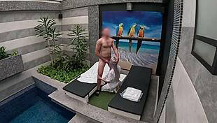 Room Service Girl from Private Suite Sucks Me Off Until I Finish