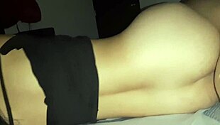 Guy fucks his step cousin at midnight in homemade video