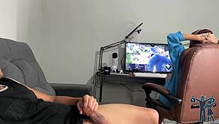 i got caught jerking big cock and his reaction surprised me