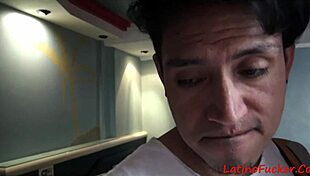 Latina men fuck outdoors for money on hidden cam