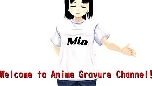 perverted nurse plays doctor with anime girl in hentai style