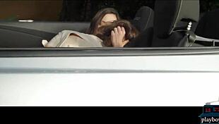 American Lesbian Girls Fingering On The Hood Of A Corvette