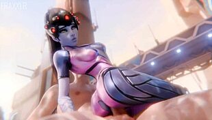 overwatch cartoon compilation unfolds with anime-style battles and epic moments