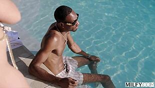 Milfy married milf Aderes Quin rides a monster cock in secret behind her husband's back!