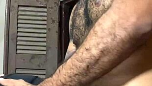 Married Man Escapes Home For Sensual Spitting And Handjob With Muscular Brazilian