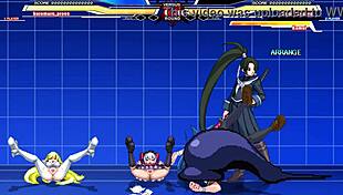 Kuromaru Battles Arcana Heart In Epic Anime Showdown!