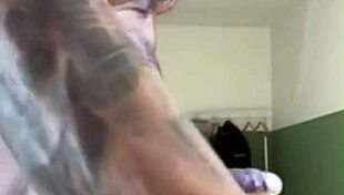 Viktor Rom Flexes Big Muscle Latino BBC with Tattooed Bodybuilder Neighbor