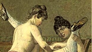 Vintage erotic illustration