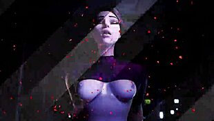 Hmv d va vs widowmaker in 3d hentai battle