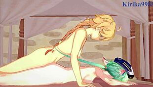 Sucrose And Hu Tao And Aether Intense Sex - Genshin Impact Hentai