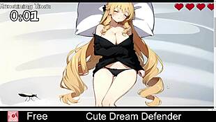 Cute Dream Defender In Hentai Game