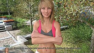 Big city pleasures training with sexy blonde Katia John, staring at her big boobs 😍