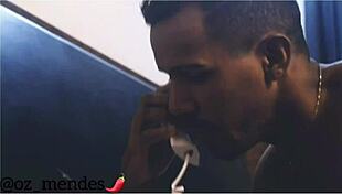 Brazilian Hotel Waiter Bareback Fucks Gay Guest In Room.