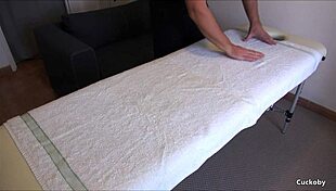 Housewife Receives Sensual Massage with Happy Ending from Masseur