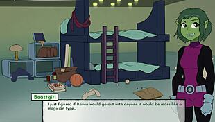 18TITANS PART 13 - JINX IN HENTAI CARTOON GAME ANIME ACTION!