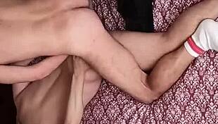 Young latinos get suggestive bareback action