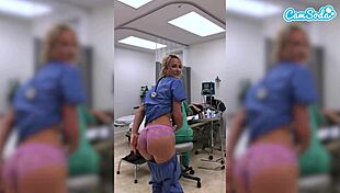 that hot milf nurse got fired for showing her pussy while fingering