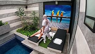 Room Service Girl from Private Suite Sucks Me Off Until I Finish