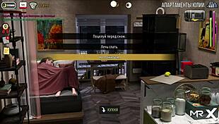 3d cartoon girl groping tits at work in fashion business e2 64