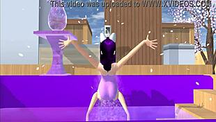 Point Of View Cartoon Fox Girl Dances On Your Lap In Sakura School Simulator