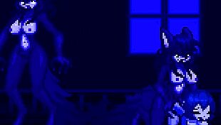 Playing haunted hump house with monster cocks 😈