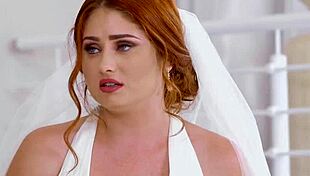 Dirty bride Lennox Luxe seduces in wild threesome action