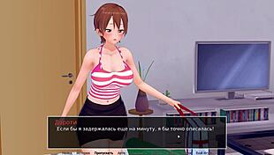 3D animated cartoon with cumshots and hairy cocks