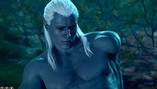 Baldur's Gate 3 naked playthrough features Astarion's gay sex scenes with monster penis and ass fantasy