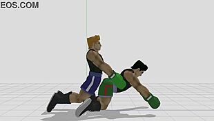 Is Little Mac ready for intense bareback gay sex in the game?